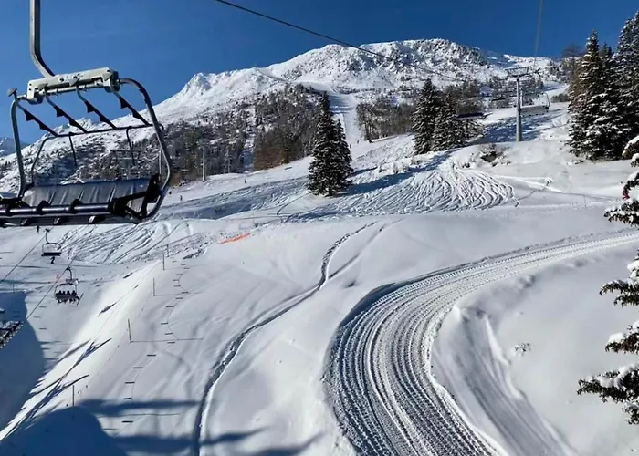 Bright With Terrace Chalet